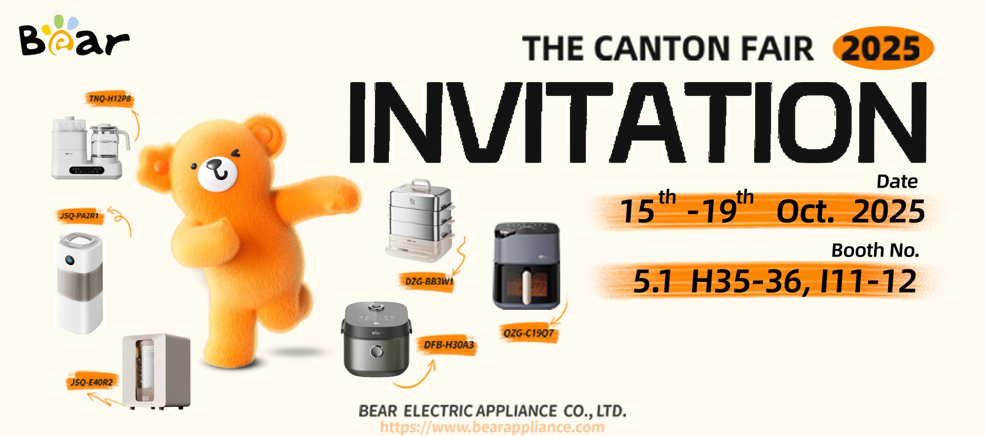 bear appliance canton fair 2025