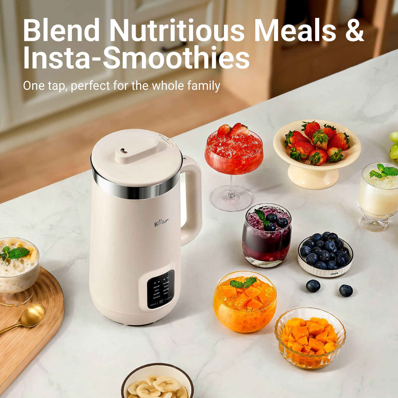 Bear 8 in 1 Nut Milk Maker Machine